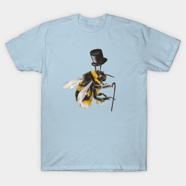 Gentleman Bumblebee T-Shirt by techno-mantis